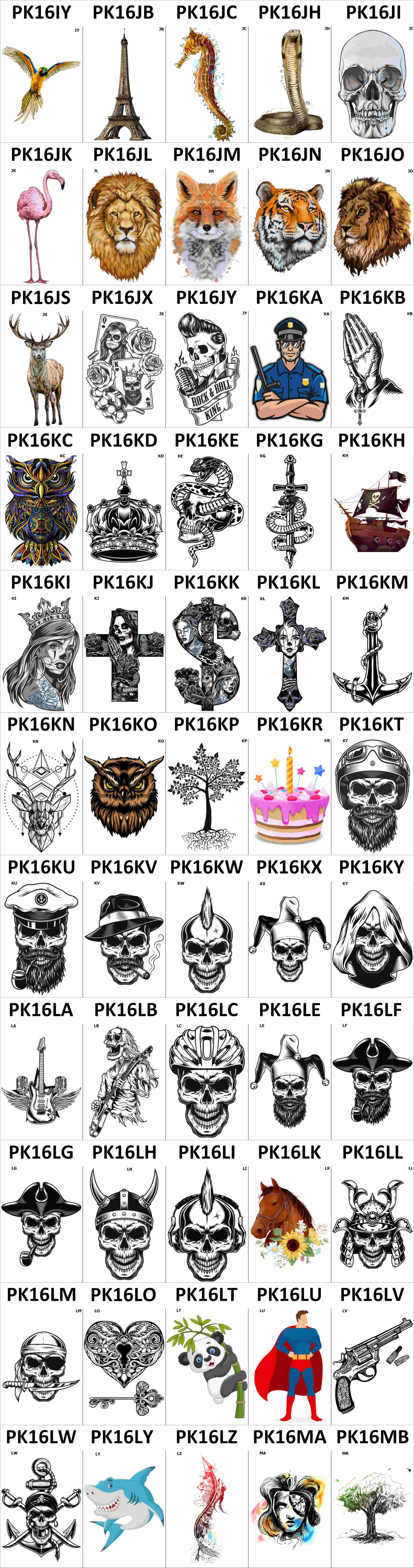 Zmywalne tatuaze hurtownia